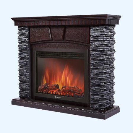 Porto 25 камень черный шпон венге (1202852) Firelight Портал